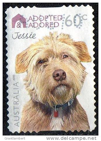 Australia 2010 Dogs - Adopted &amp; Adored 60c Jessie Self-adhesive Used - Gebraucht