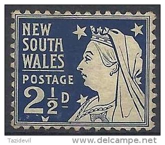 NEW SOUTH WALES - 1897 2&frac12;d Queen Victoria's 60th Year Of Reign. Mint Hinged * - Nuevos