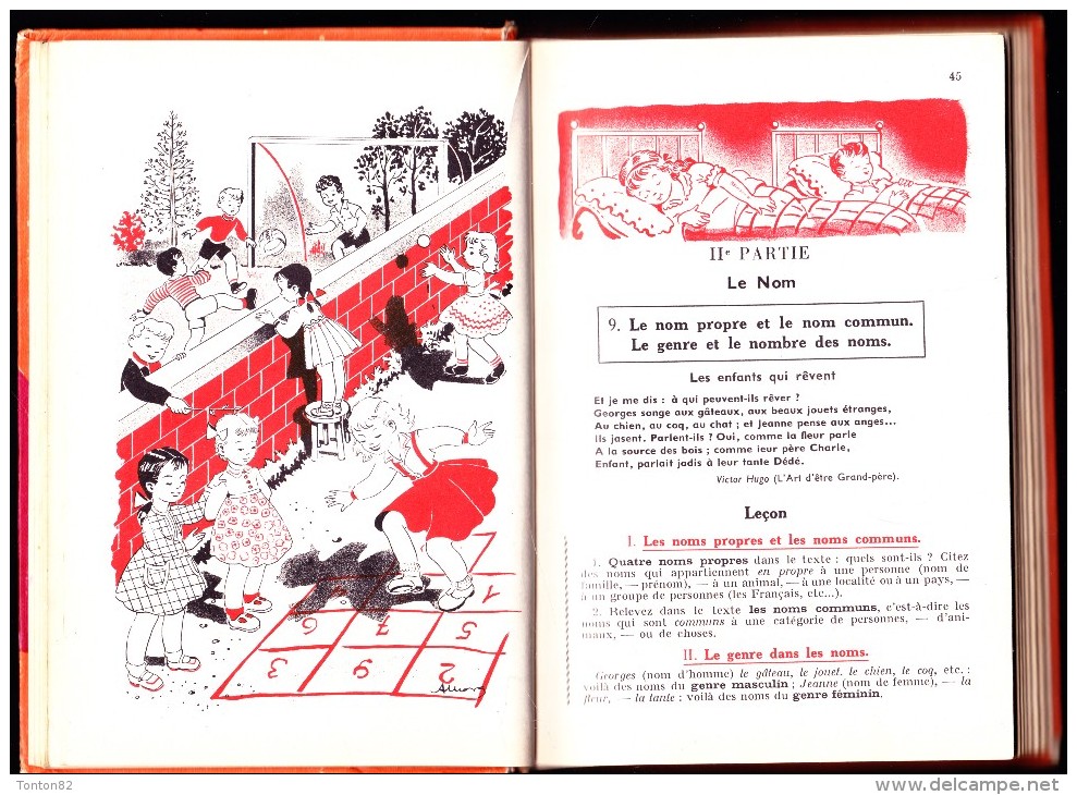 David / Haisse / Bouret - La Grammaire Française - Cours Moyen 2e année - Fernand Nathan - ( 1960 ) .
