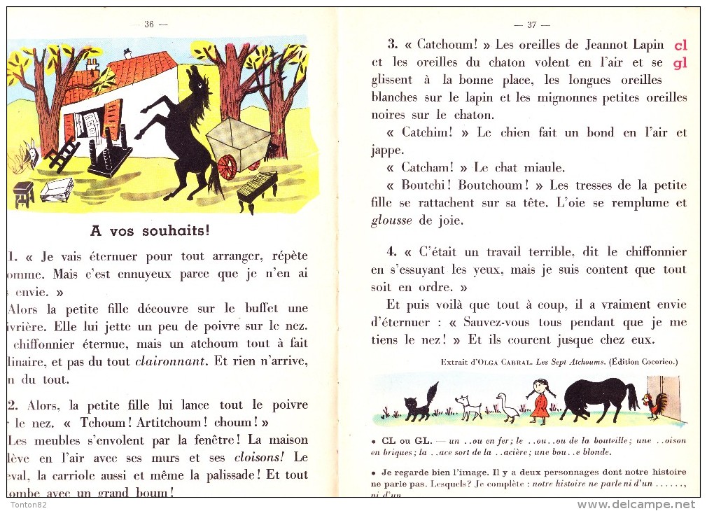 G. & M. Duru - Ainsi Font Font Font - Lectures Actives - Hachette - ( 1959 ) . - 0-6 Ans