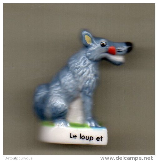 Fève  LE LOUP Dans  LE LOUP & L'AGNEAU Fable De LA FONTAINE 2006 - BD