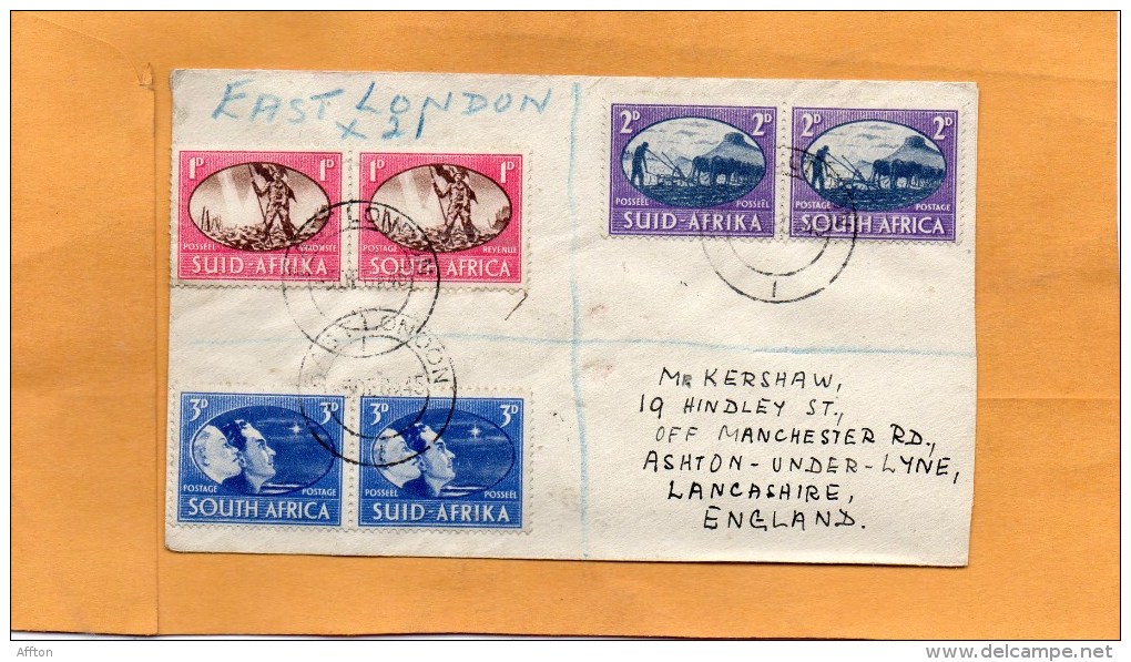 SWA 1945 Cover Mailed To UK - Briefe U. Dokumente