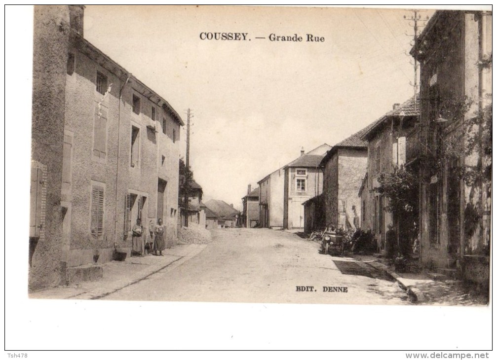 88----COUSSEY----grande Rue---voir 2 Scans - Coussey