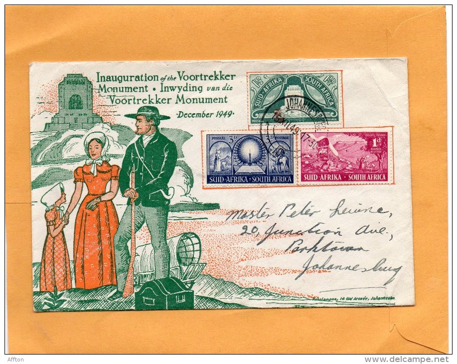 South Africa 1949 FDC - FDC