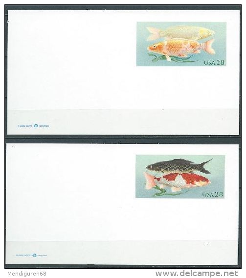 USA 2009 FISHES TWO FDC PRECANCELL - 2001-2010
