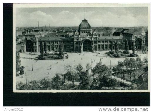 Nürnberg Hauptbahnhof Bahnhof Sw Um 1930 Kleinformat - Nuernberg