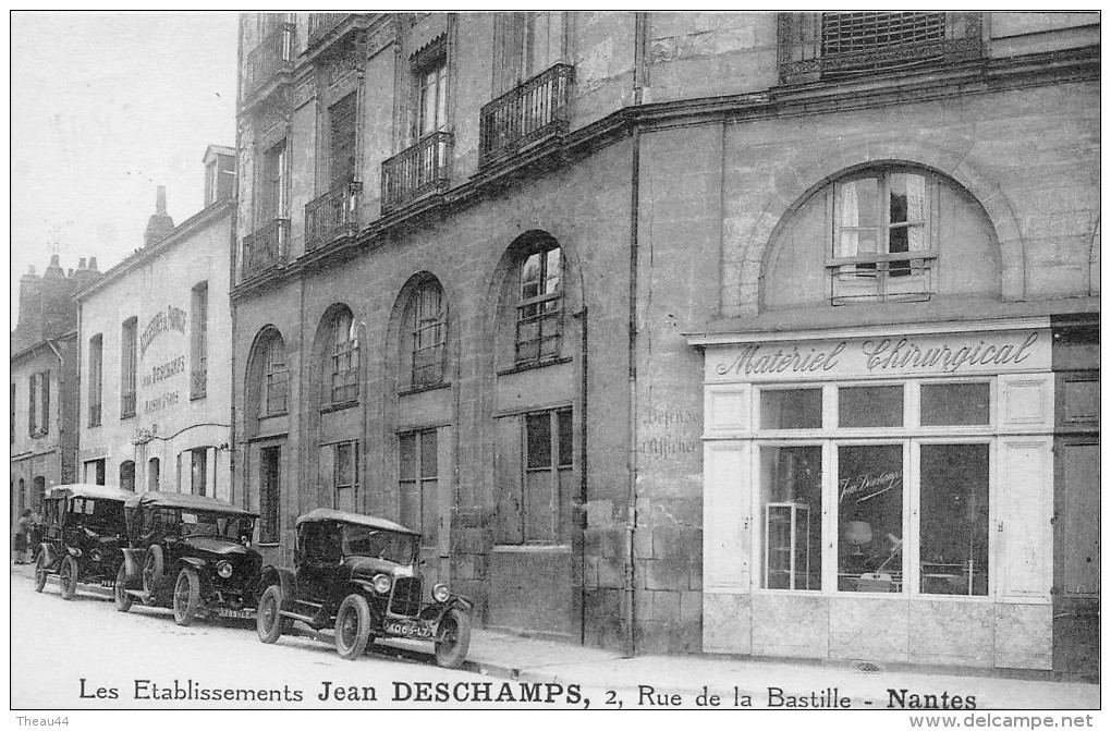 ¤¤  -   NANTES   -  Matériel Chirurgical  -  Les Etablissements Jean Deschamps , 2 Rue De La Bastille    -  ¤¤ - Nantes