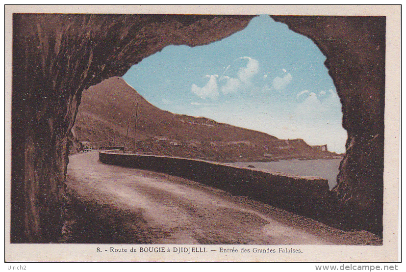 CPA Route De Bougie à Djidjelli - Entrée Des Grandes Falaises (3516) - Sonstige & Ohne Zuordnung