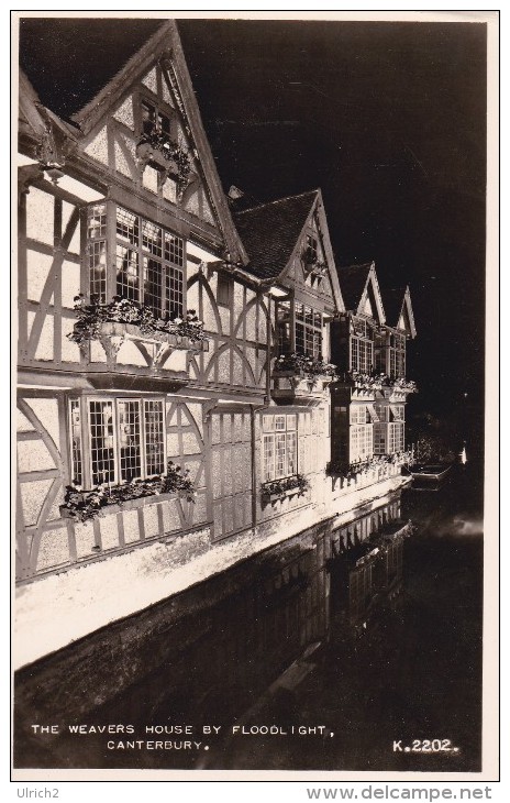 PC Canterbury - The Weavers House By Floodlight - 1955 (3519) - Canterbury