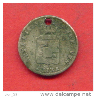 FS46 / -  1/4 Lira - 1823 M  - Italia Italy Italie Italien Italie - SILVER Coins Munzen Monnaies Monete - Lombardo-Veneto