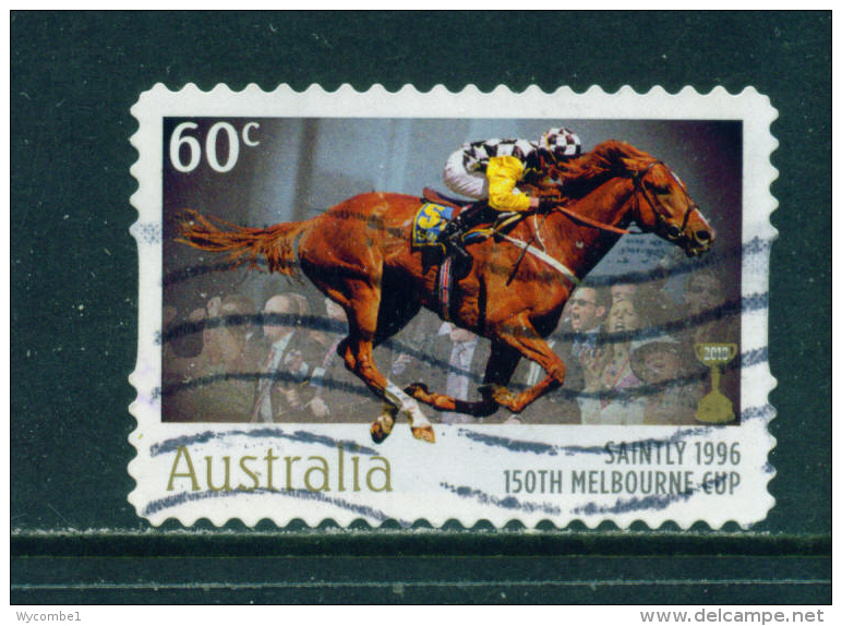 AUSTRALIA  -  2010  Melbourne Cup  60c  Self Adhesive  Used As Scan - Used Stamps