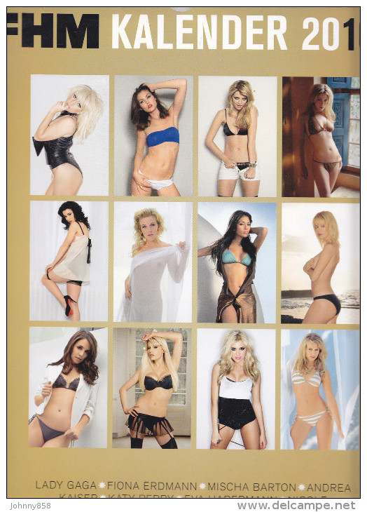 &bdquo;FHM - KALENDER 2010", Neuwertig, Für Sammler, Etc.,.......... - Calendars