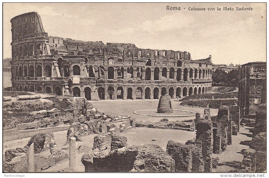 ROMA  Colosseo   2 Card  Fp - Colecciones & Lotes