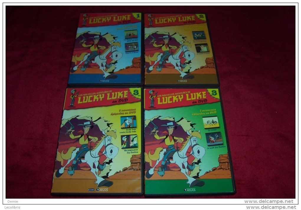 LUCKY LUKE  °   4 DVD - Collections, Lots & Séries