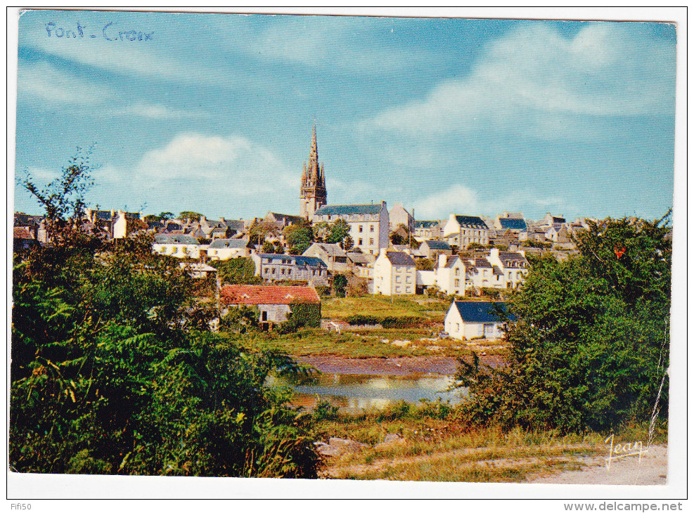 PONT - CROIX 29 Les Maisons De La Périphérie Du Bourg En 1977 ? - Pont-Croix