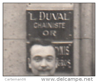 75 - Paris 3 ème - Carte Photo - Etablissement L. Duval - Chaîniste Or (orfèvre) - (Sainte Avoye) - Paris (03)