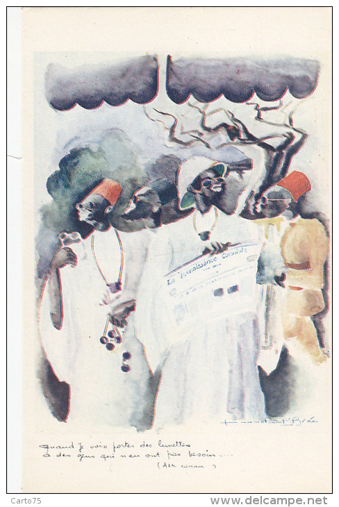 Afrique - Sénégal  -  AOF - Illustration Constant Brée  - Lunettes - Senegal