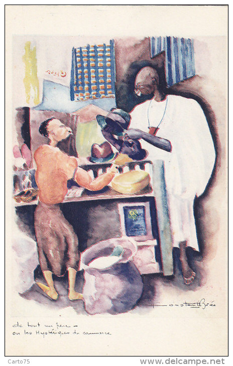 Afrique - Sénégal  -  AOF - Illustration Constant Brée - Commerce - Senegal