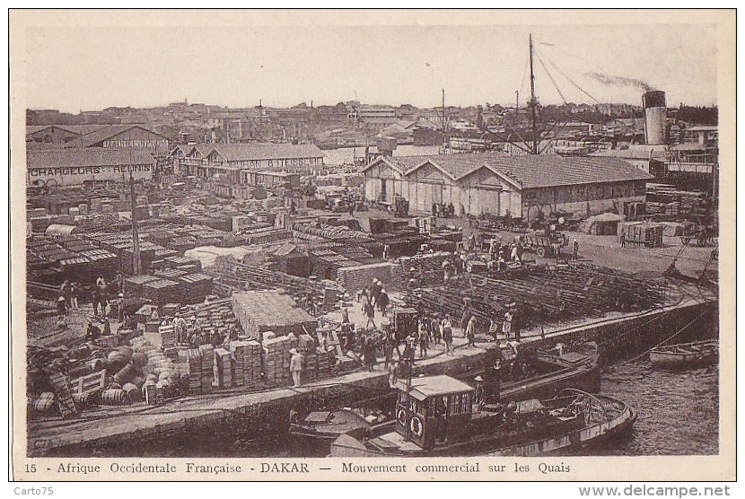 Afrique - Sénégal  -  AOF - Dakar - Port  Marine Marchande - Senegal