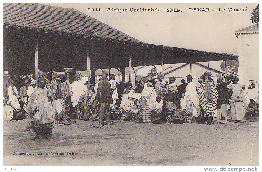 Afrique - Sénégal  -  AOF - Dakar - Marché - Sénégal