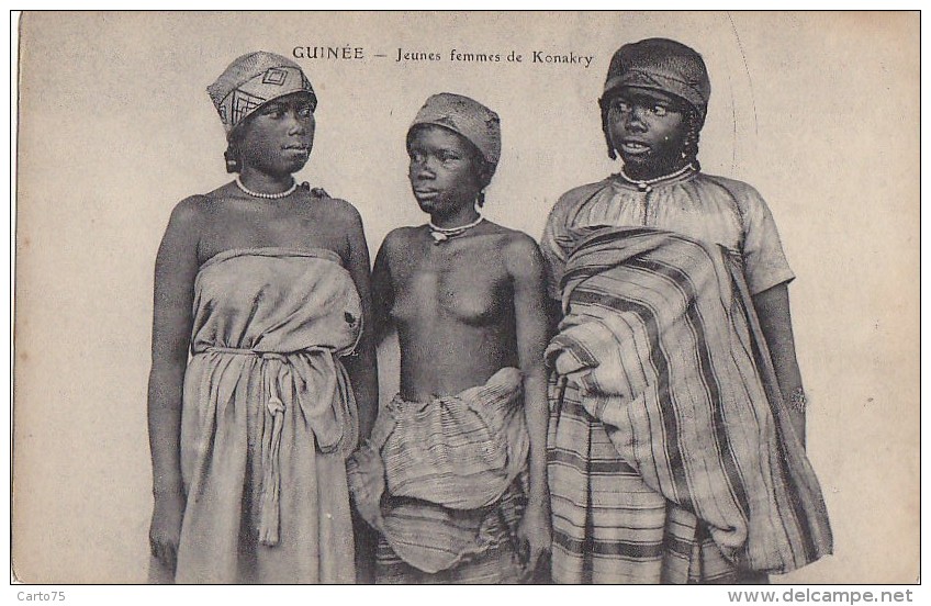 Afrique -  Guinée -  Jeunes Femmes De Konakry - Nu - Guinea