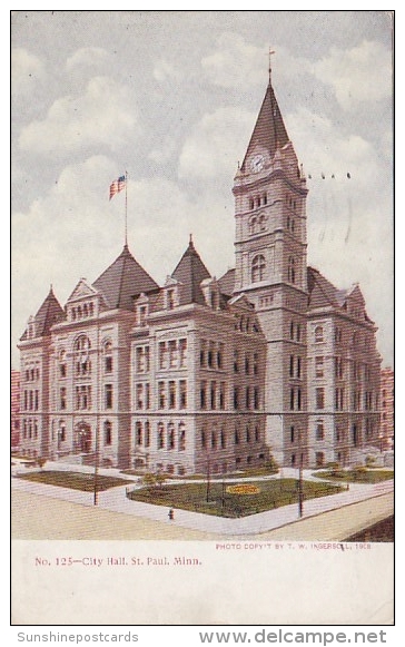 City Hall Saint Paul Minnesota 1910 - St Paul
