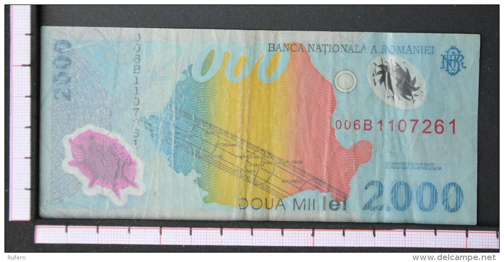 ROMANIA  2000  LEI  1999     -    (Nº06538) - Rumania