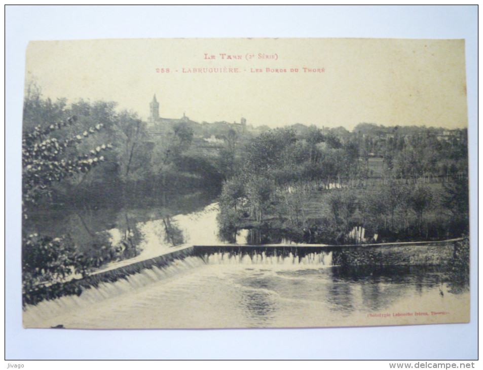 LABRUGUIERE  (Tarn)  :  Les  Bords Du  THORE - Labruguière