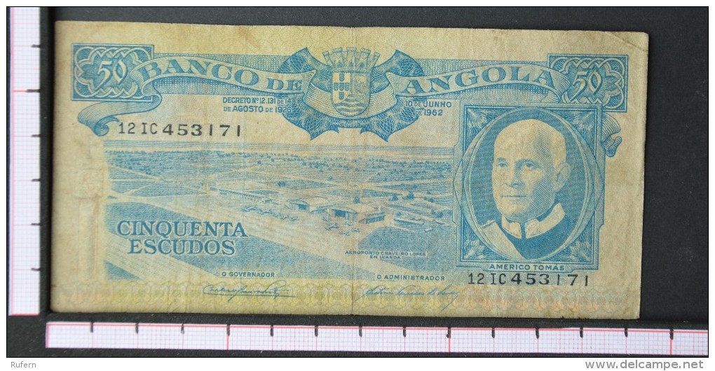 ANGOLA  50  ESCUDOS  1962     -    (Nº06556) - Angola