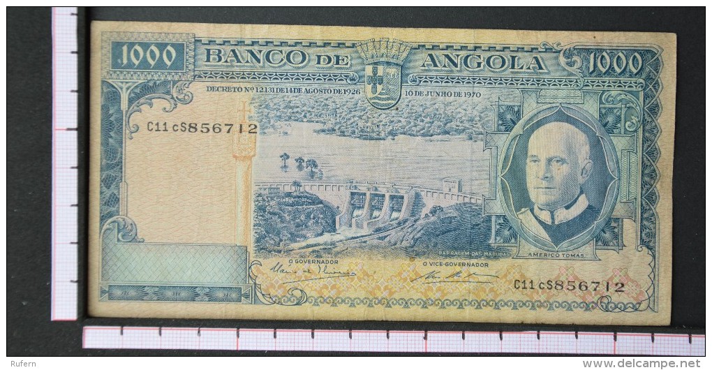 ANGOLA  1000  ESCUDOS  1970     -    (Nº06558) - Angola