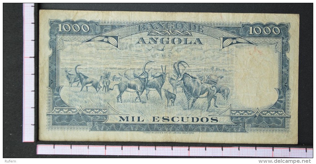 ANGOLA  1000  ESCUDOS  1970     -    (Nº06558) - Angola