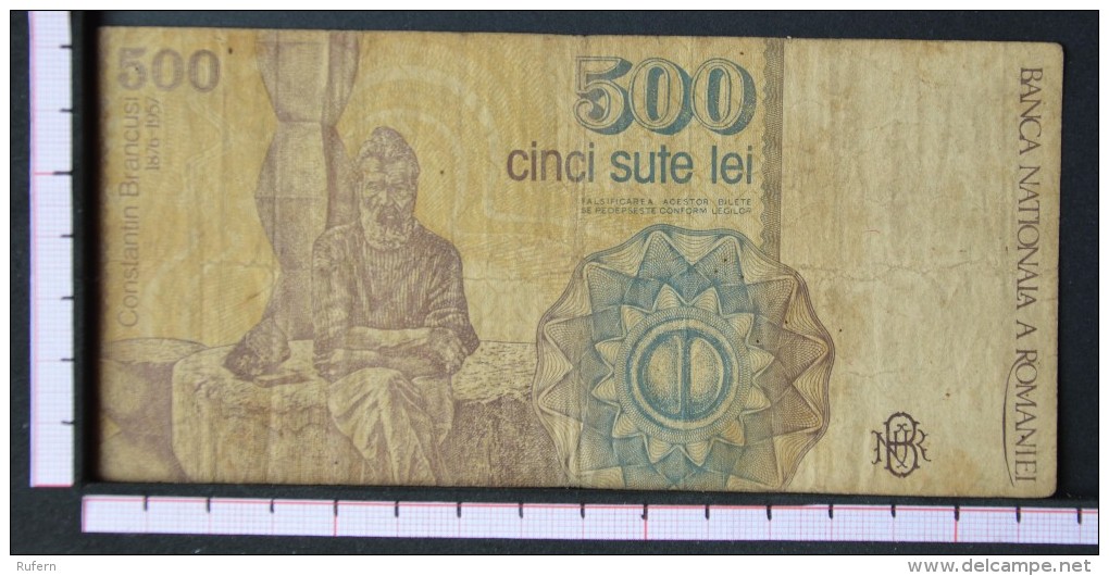 ROMANIA  500  LEI  1991     -    (Nº06563) - Rumania