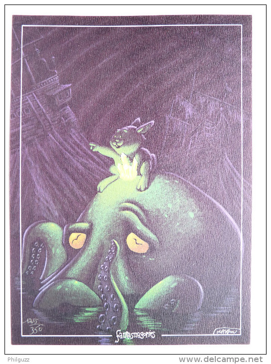 Ex Libris - MASBOU - DE CAPE ET DE CROCS T4 - NS - FANTASMAGORIES - Illustrateurs M - O