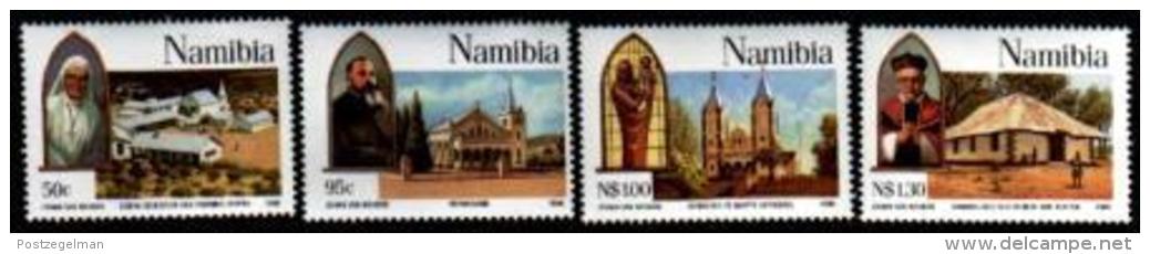 NAMIBIA, 1996, Mint Never Hinged Stamp(s), Catholic Church,    Nr(s).   808-811 - Namibia (1990- ...)