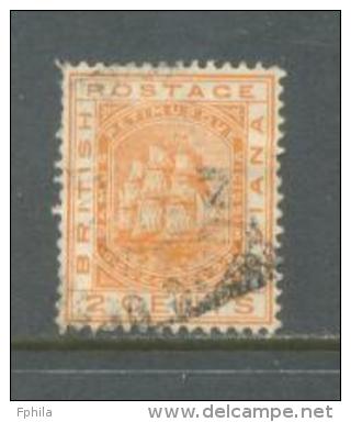 1876 BRITISH GUIANA DEFINITIVE - SHIP MICHEL: 33 USED - Guayana Británica (...-1966)