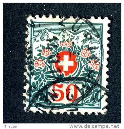 2754  Switzerland 1911  Michel #37  Used  Scott #J43 ~Offers Always Welcome!~ - Taxe
