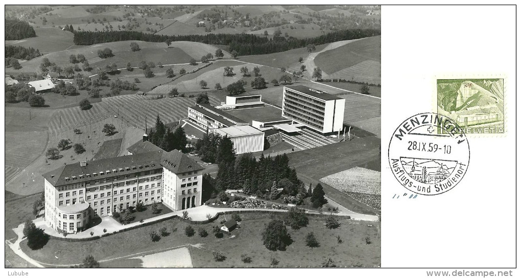 Menzingen - Seminar Und Pensionat (Luftbild)         1959 - Menzingen