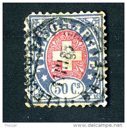 2885 Switzerland 1881  Michel #16 Used   ~Offers Always Welcome!~ - Télégraphe