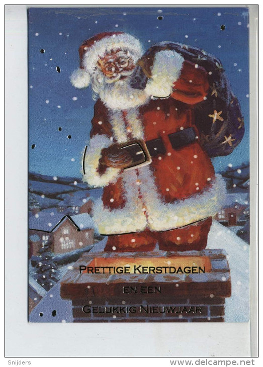 Plooikaart Kerstman Gebruikt - Kerstman