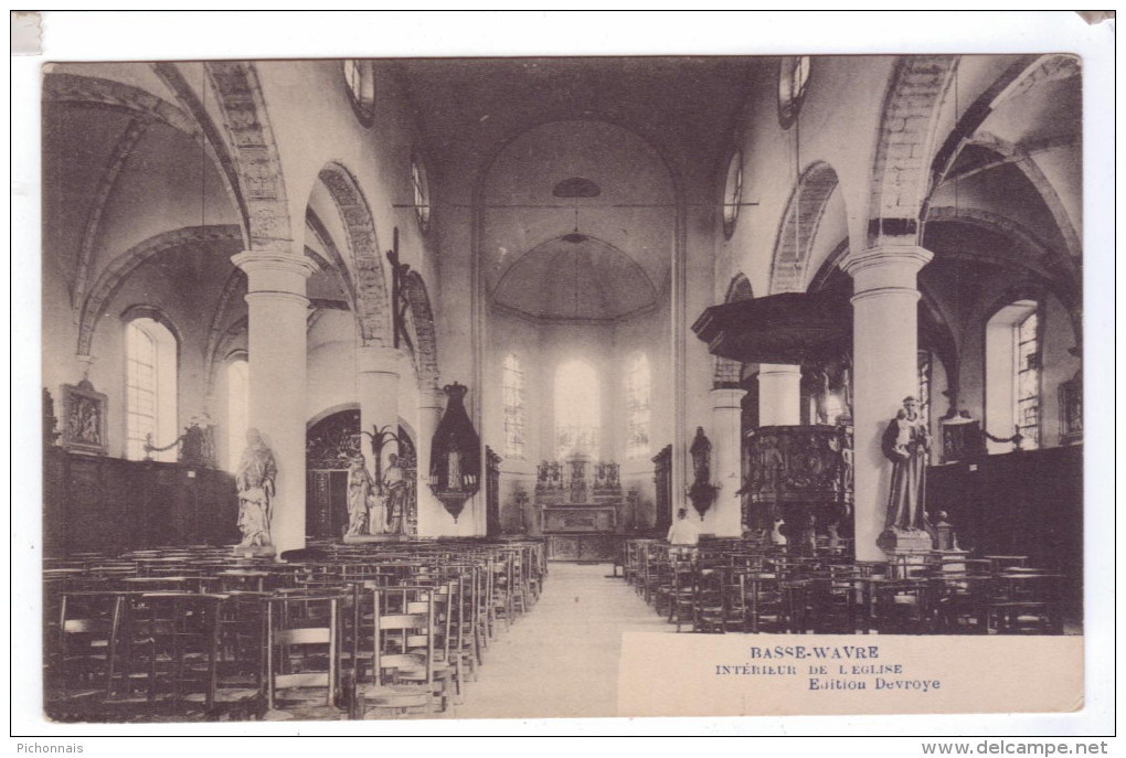 BASSE WAVRE Interieur De L'eglise - Waver