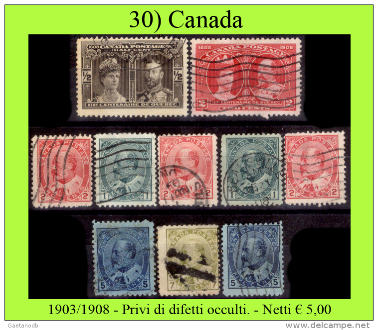 Canada-0030 - Used Stamps