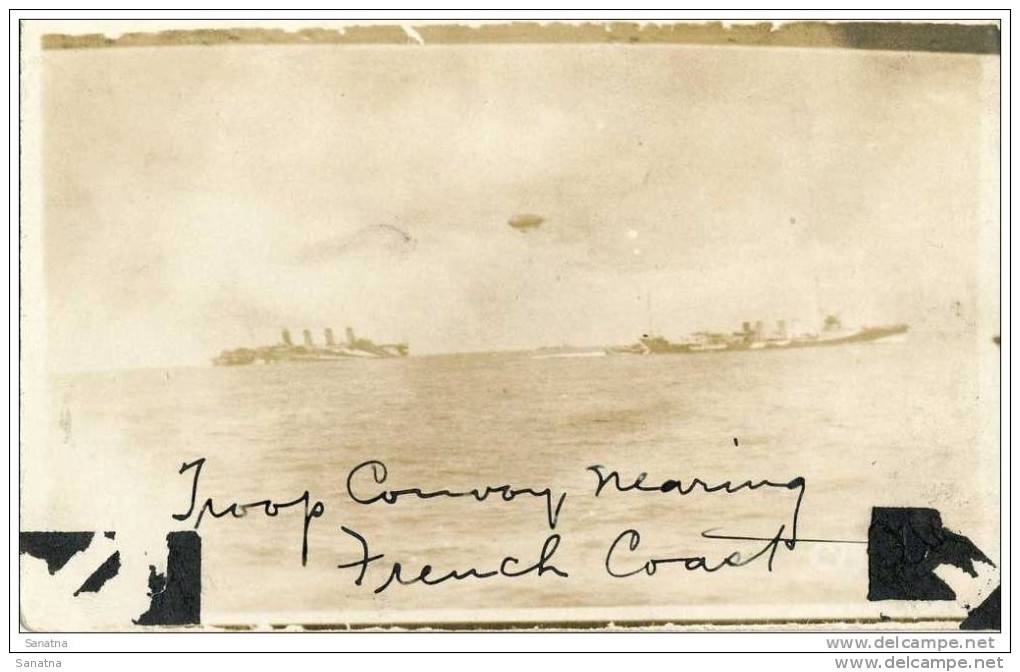 USA Navy Troops Convoys Ships Views 1917 - Oorlog 1914-18