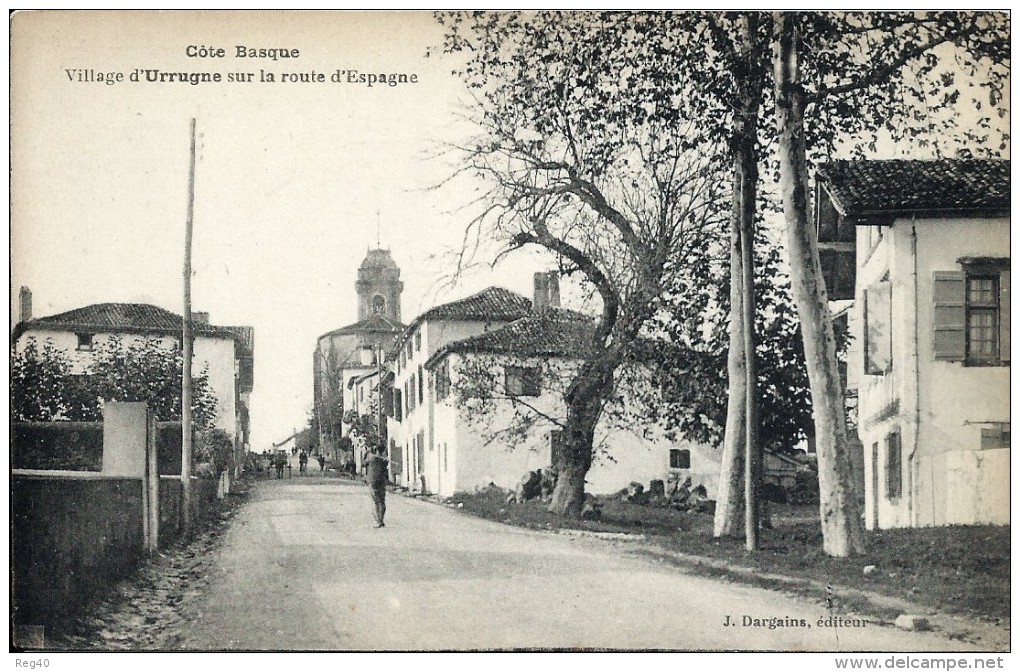 D64 - Village D' URRUGNE Sur La Route D' Espagne - Urrugne