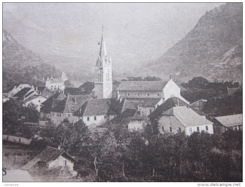 CPA THORENS  Haute-Savoie Vue Générale Cachet à Date Le Plogroisy 27 Septembre 1923 Rare! - Thorens-Glières