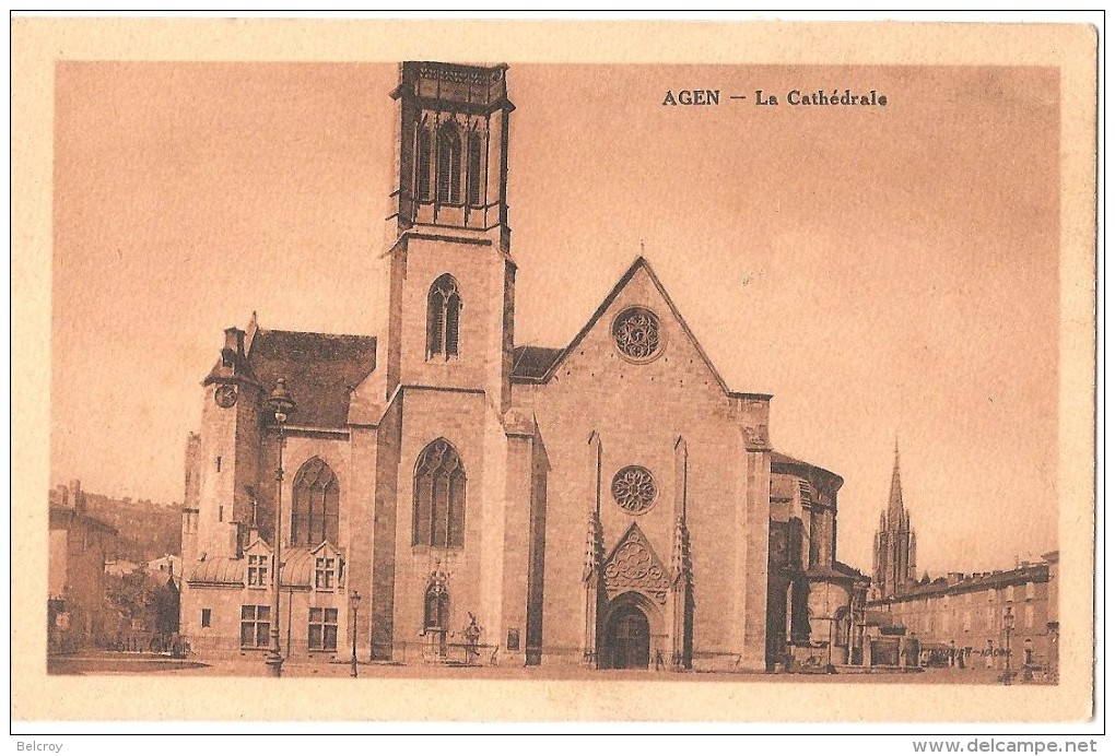 Dépt 47 - AGEN - La Cathédrale - Agen