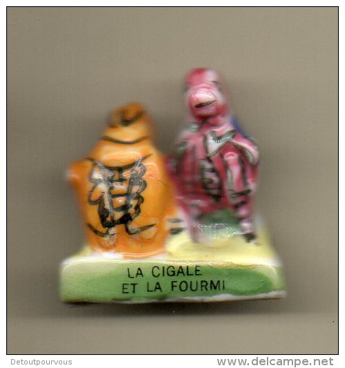 Fève  LA CIGALE & LA FOURMI Fable De LA FONTAINE 1995 - Cómics