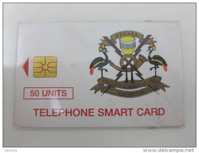 Chip Phonecard,50 Untis,used With A Little Scratch - Ouganda