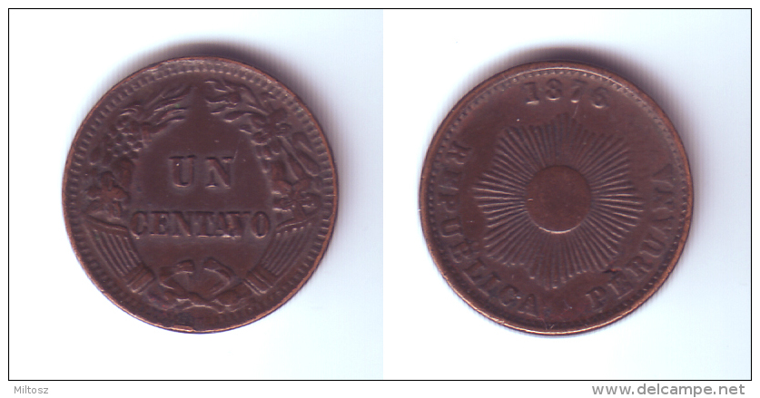 Peru 1 Centavo 1876 - Peru