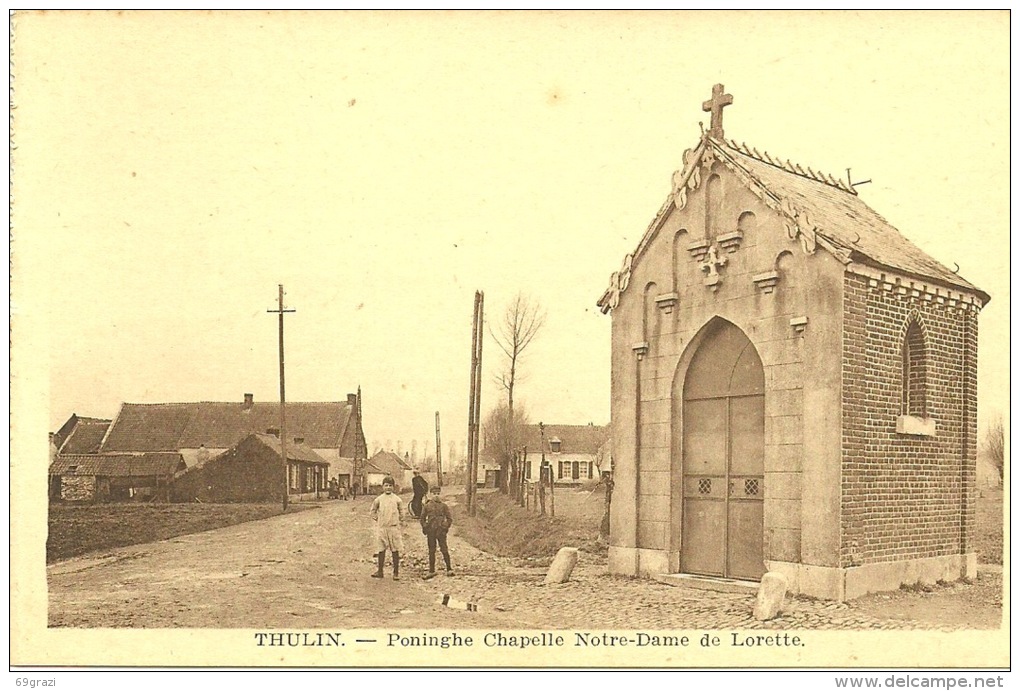 Thulin Chapelle Poninghe Notre Dame De Lorette - Hensies