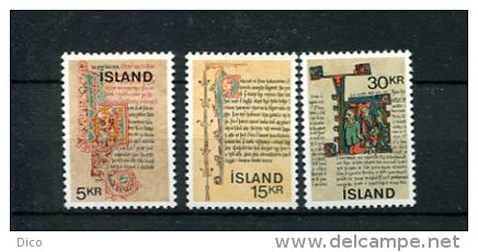 IJsland 439/41 Postfris ( M 25 - Ongebruikt